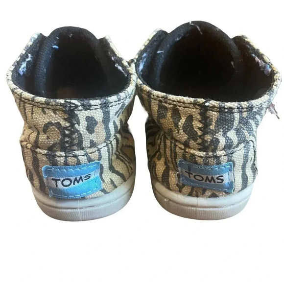 Tom's Brown Ocelot High Top Sneakers - Picture 2 of 5